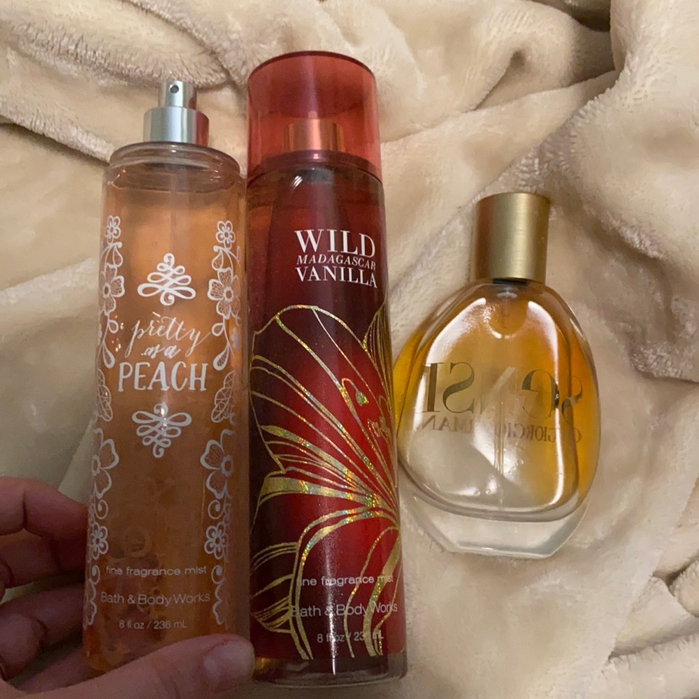 Bath and body works and Giorgio Armani